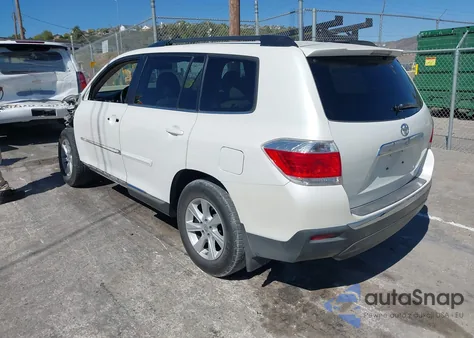 2013 Toyota Highlander Se V6 из США, поврежденный, VIN 5TDZK3EH9DS115894